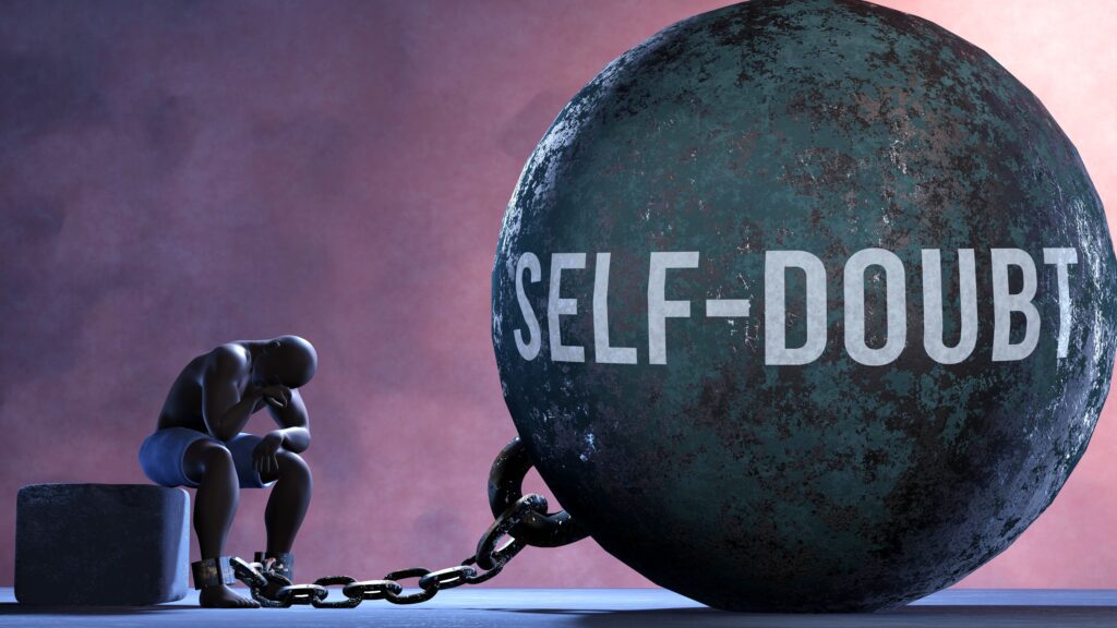 Being held back by self-doubt