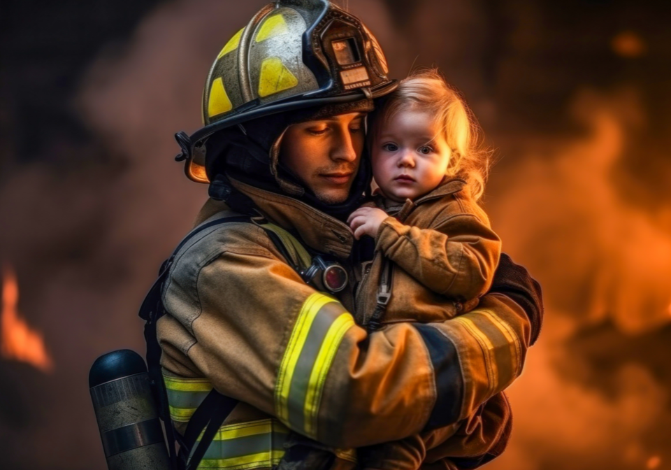 compassion - firefighter