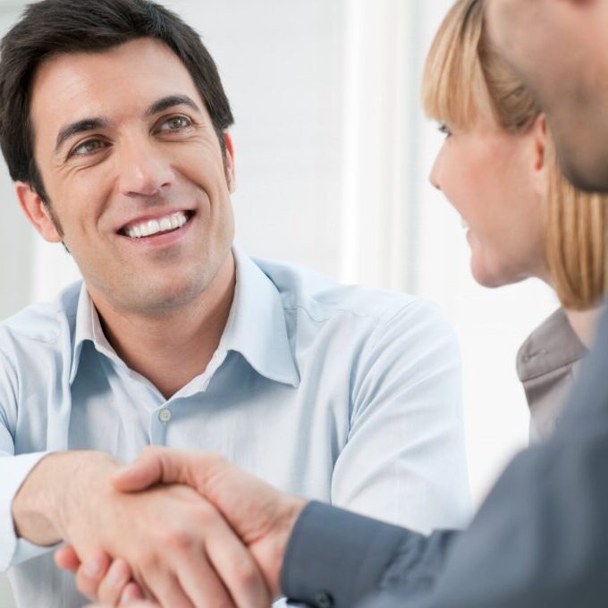 Confident, happy businessman Confident, happy businessman